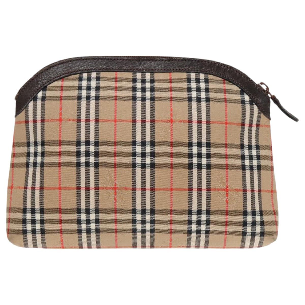 Burberry Nova Check Beige Canvas Clutch Bag (Pre-Owned) Size ONE SIZE - 2 Thumbnail