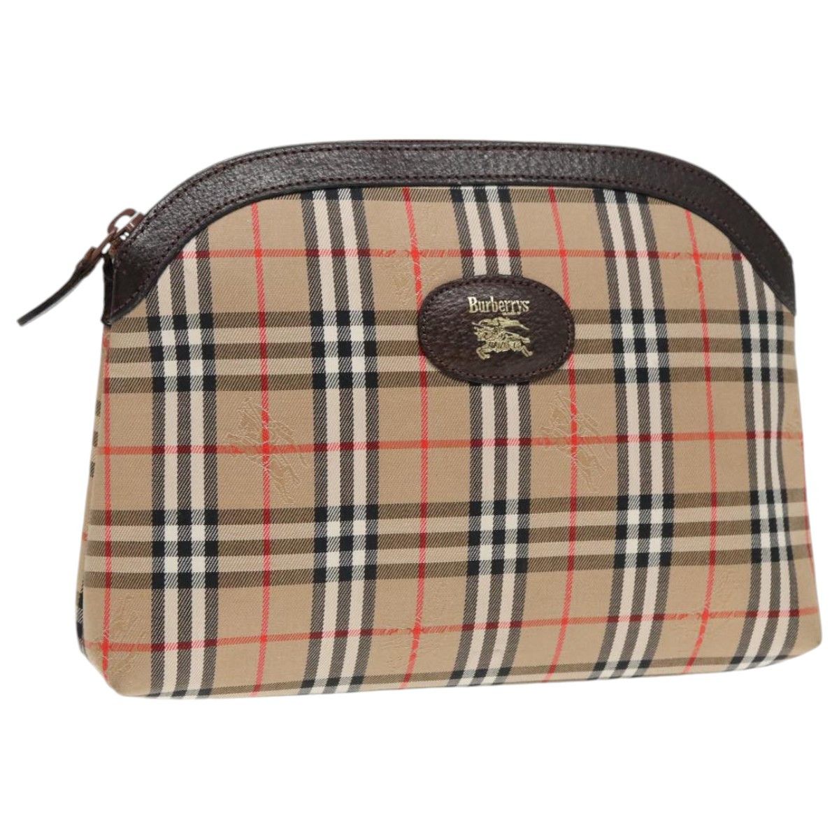 Burberry Nova Check Beige Canvas Clutch Bag (Pre-Owned) Size ONE SIZE - 13 Thumbnail
