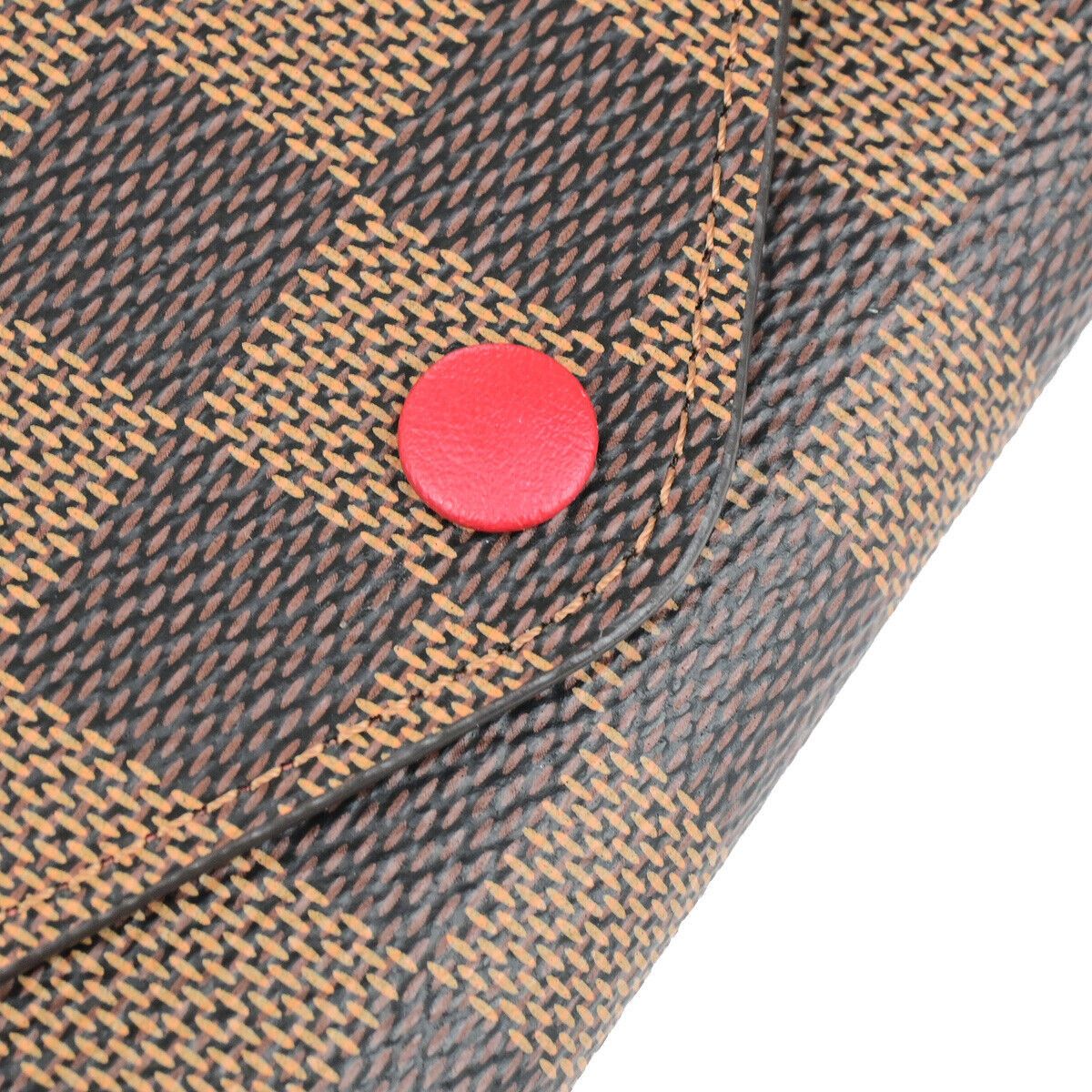 Louis Vuitton Joséphine Brown Canvas Wallet (Pre-Owned) Size ONE SIZE - 8 Thumbnail