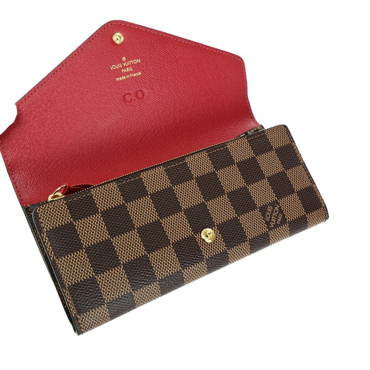 Louis Vuitton Joséphine Brown Canvas Wallet (Pre-Owned) Size ONE SIZE - 9 Thumbnail