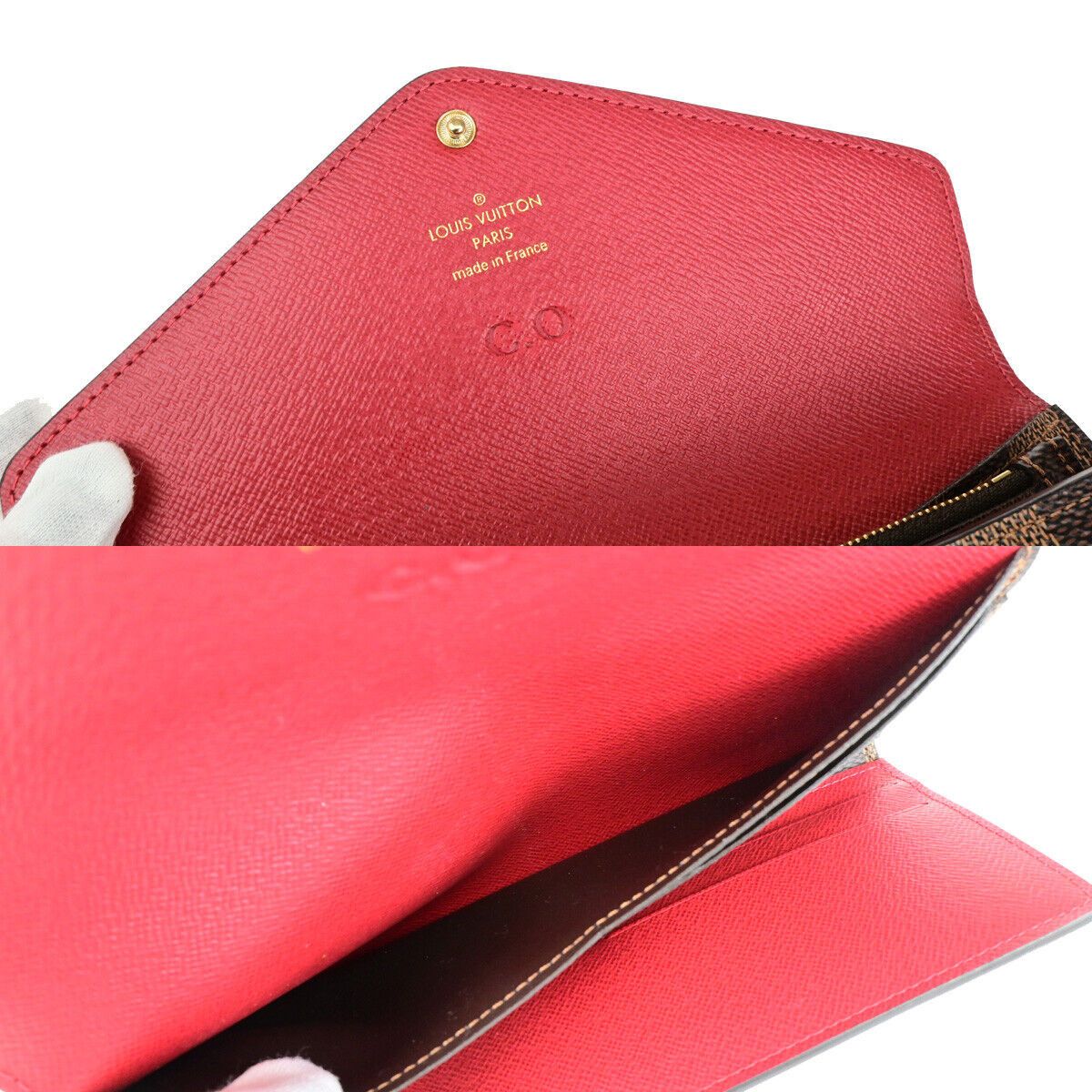 Louis Vuitton Joséphine Brown Canvas Wallet (Pre-Owned) Size ONE SIZE - 10 Thumbnail