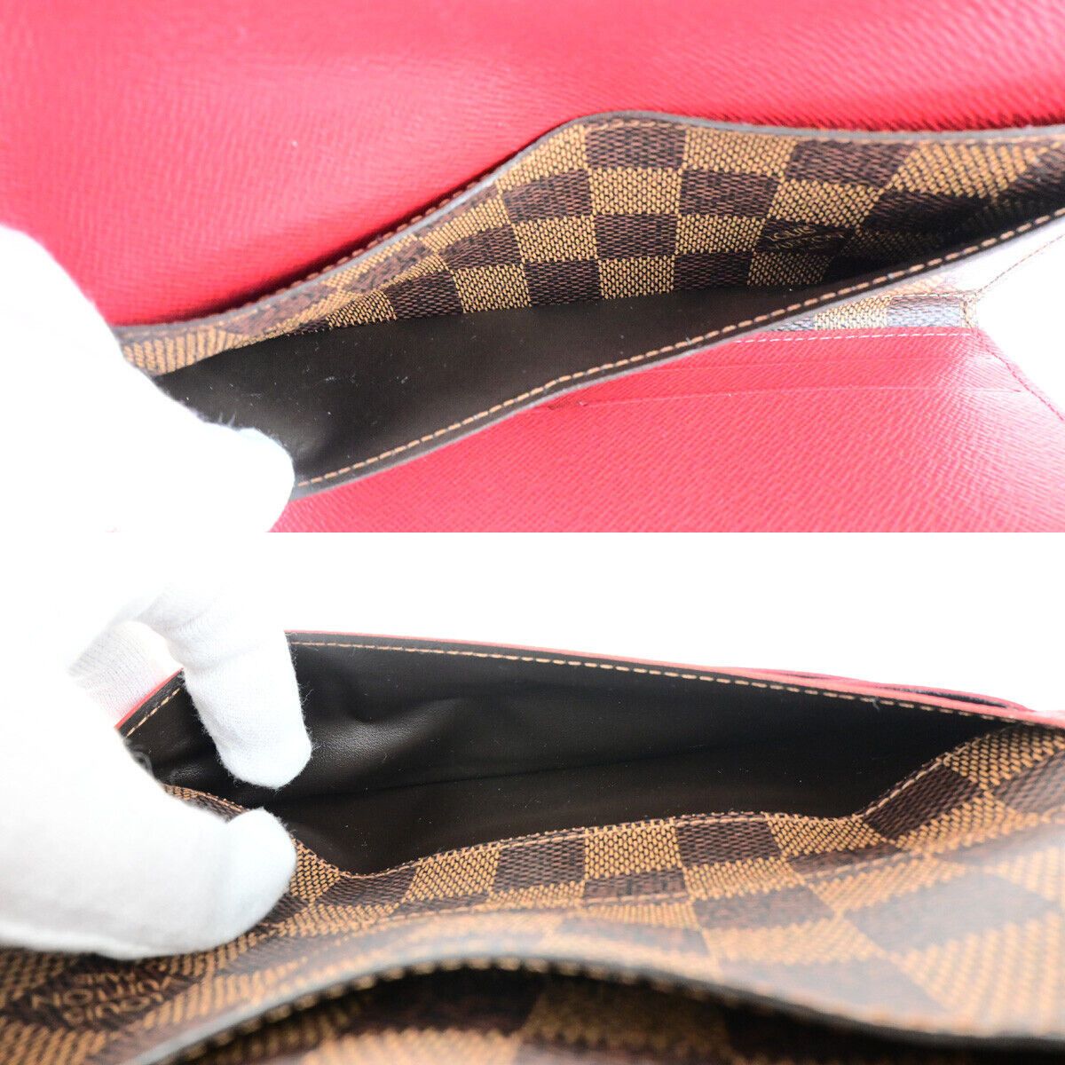 Louis Vuitton Joséphine Brown Canvas Wallet (Pre-Owned) Size ONE SIZE - 13 Thumbnail