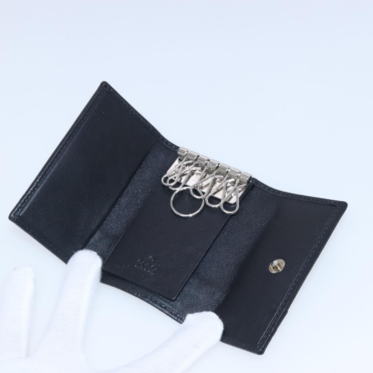 Gucci Key Case Black Leather Wallet (Pre-Owned) Size ONE SIZE - 10 Thumbnail