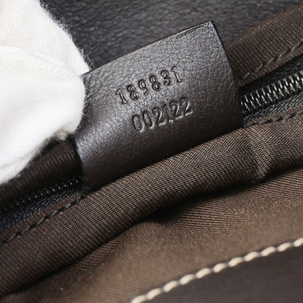 Gucci Abbey Beige Canvas Shoulder Bag (Pre-Owned) Size ONE SIZE - 15 Thumbnail