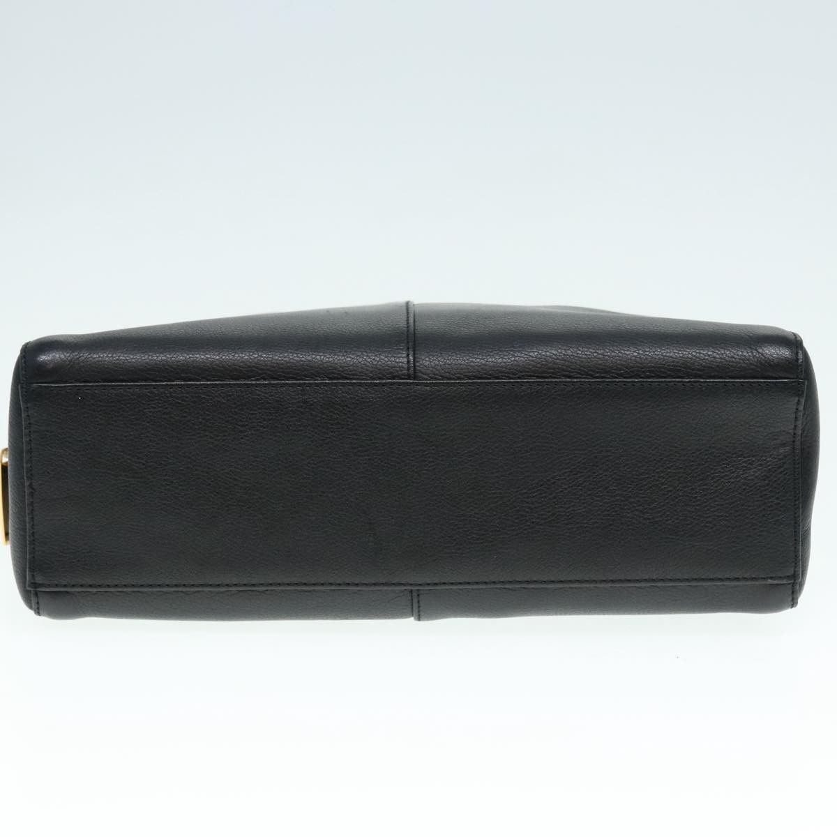 Burberry Black Leather Handbag (Pre-Owned) Size ONE SIZE - 19 Thumbnail