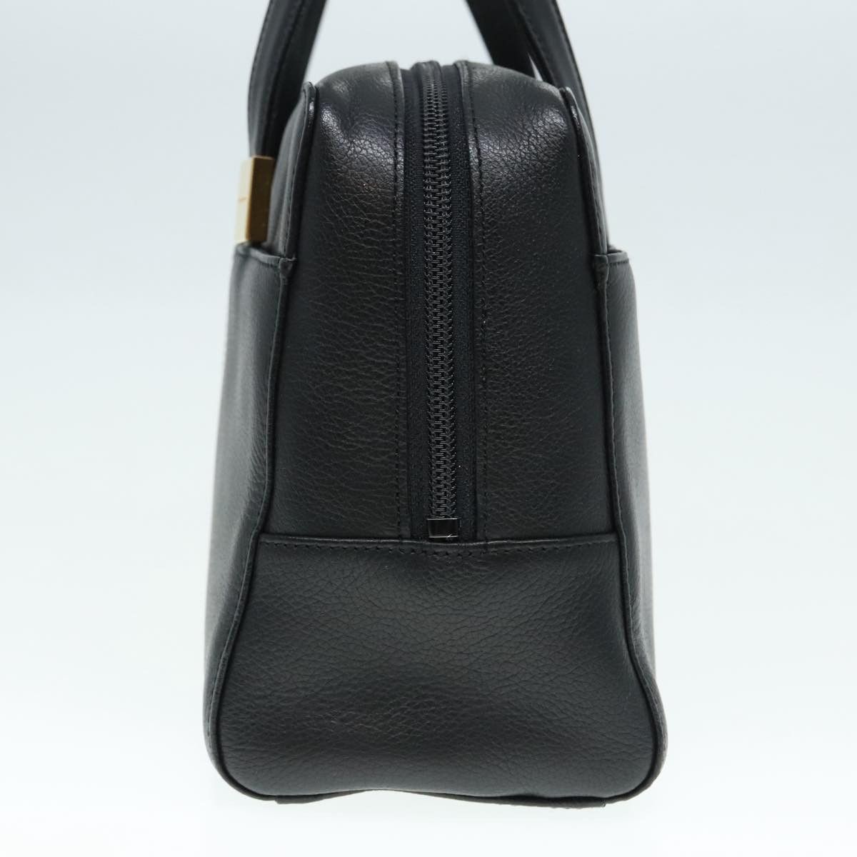 Burberry Black Leather Handbag (Pre-Owned) Size ONE SIZE - 3 Thumbnail