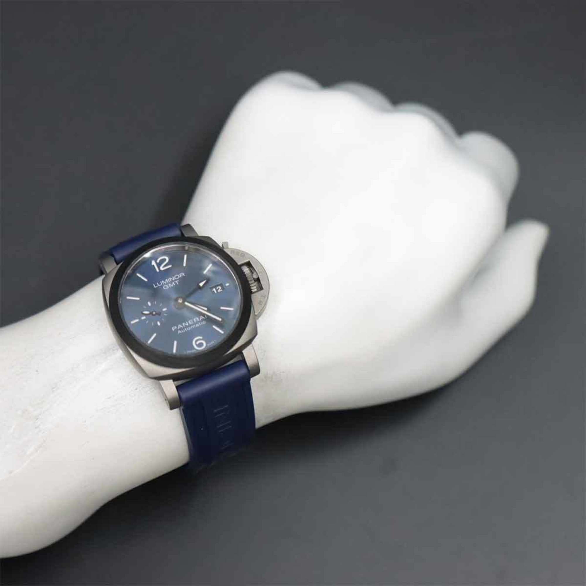 Panerai Panerai Luminor GMT PAM01279 Men's Watch Date Blue Automatic Size ONE SIZE - 4 Thumbnail