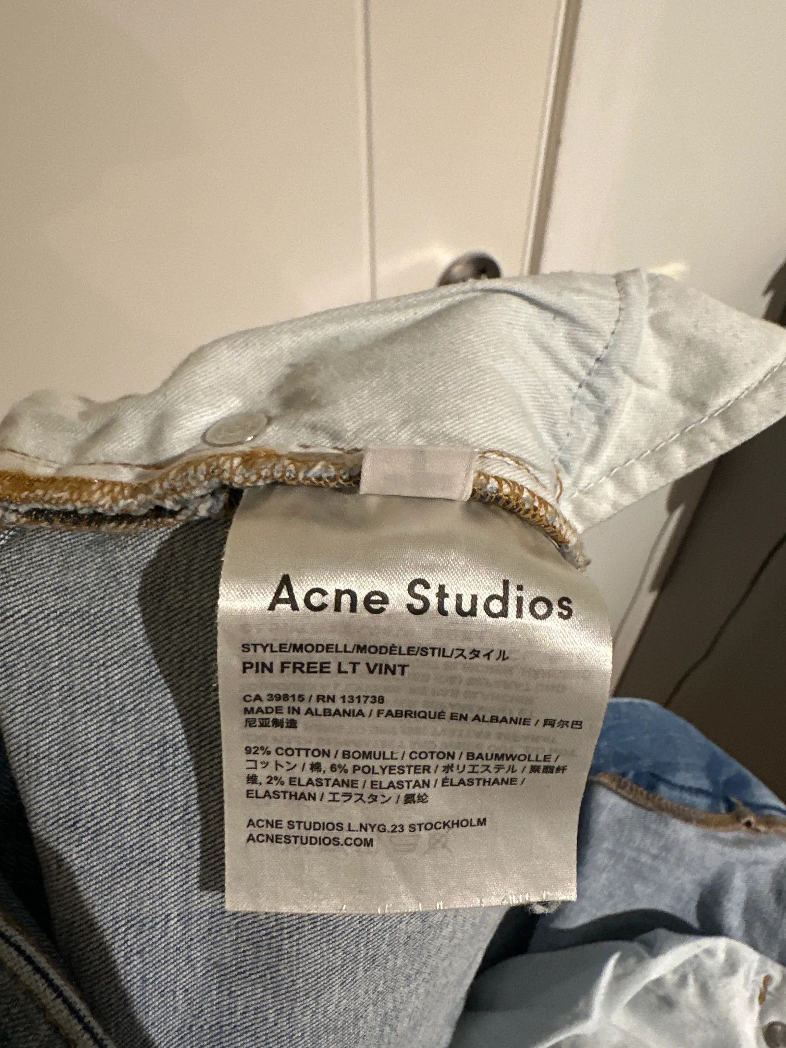 Acne Studios Acne Studios Jeans Size 29" - 2 Thumbnail