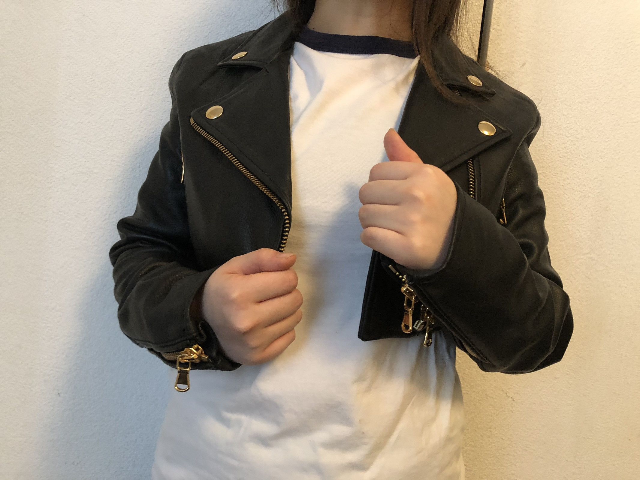 Jeremy Scott Moschino X H&M Cropped Leather Jacket | Grailed