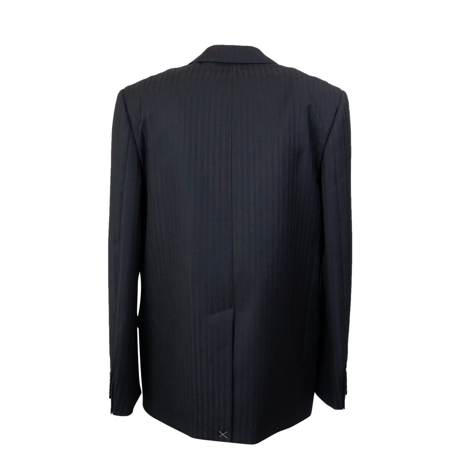 Celine Celine Black Striped Wool Blazer Jacket Size 44 Size 44R - 4 Thumbnail