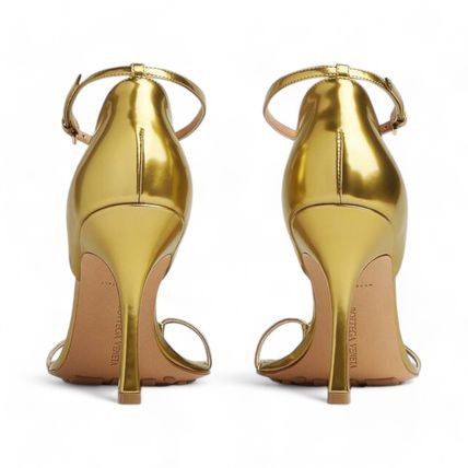 Bottega Veneta Bottega Veneta Stretch Strap Sandal in gold Size US 8 / IT 38 - 4 Thumbnail