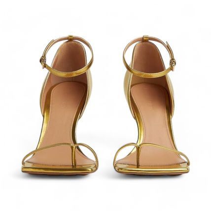 Bottega Veneta Bottega Veneta Stretch Strap Sandal in gold Size US 8 / IT 38 - 3 Thumbnail
