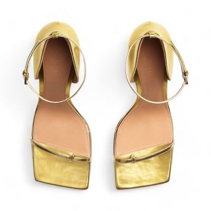 Bottega Veneta Bottega Veneta Stretch Strap Sandal in gold Size US 8 / IT 38 - 2 Thumbnail