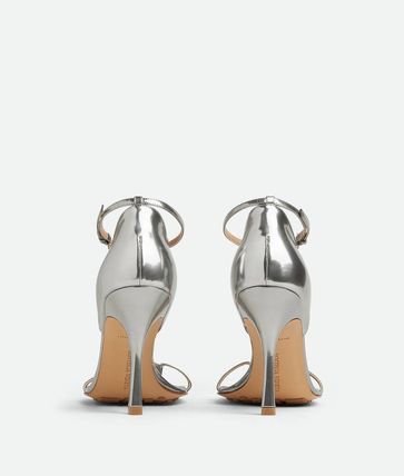 Bottega Veneta Bottega Veneta Stretch Strap Sandal in silver Size US 9 / IT 39 - 3 Thumbnail