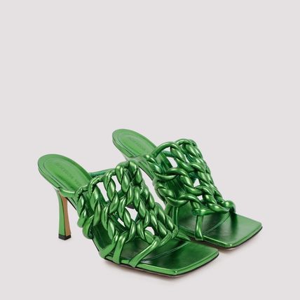 Bottega Veneta Bottega Veneta Stretch Twist Mule in green Size US 5 / IT 35 - 3 Thumbnail