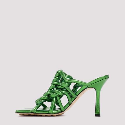 Bottega Veneta Bottega Veneta Stretch Twist Mule in green Size US 7 / IT 37 - 2 Thumbnail