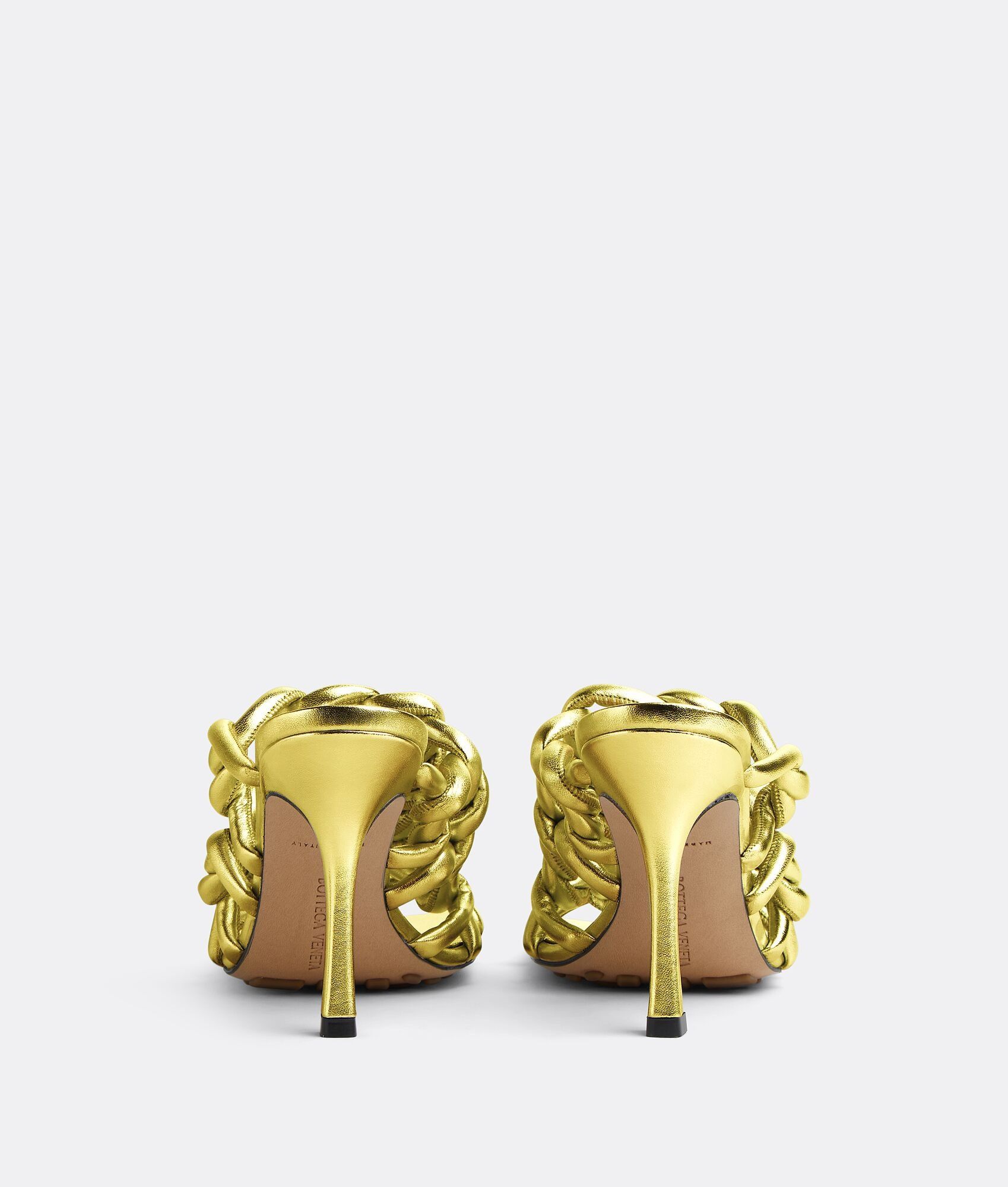 Bottega Veneta Bottega Veneta Stretch Twist Mule in gold Size US 10 / IT 40 - 3 Thumbnail