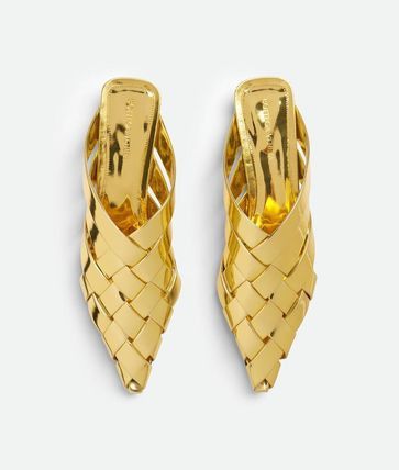 Bottega Veneta Bottega Veneta Alfie Slipper in gold Size US 10 / IT 40 - 4 Thumbnail