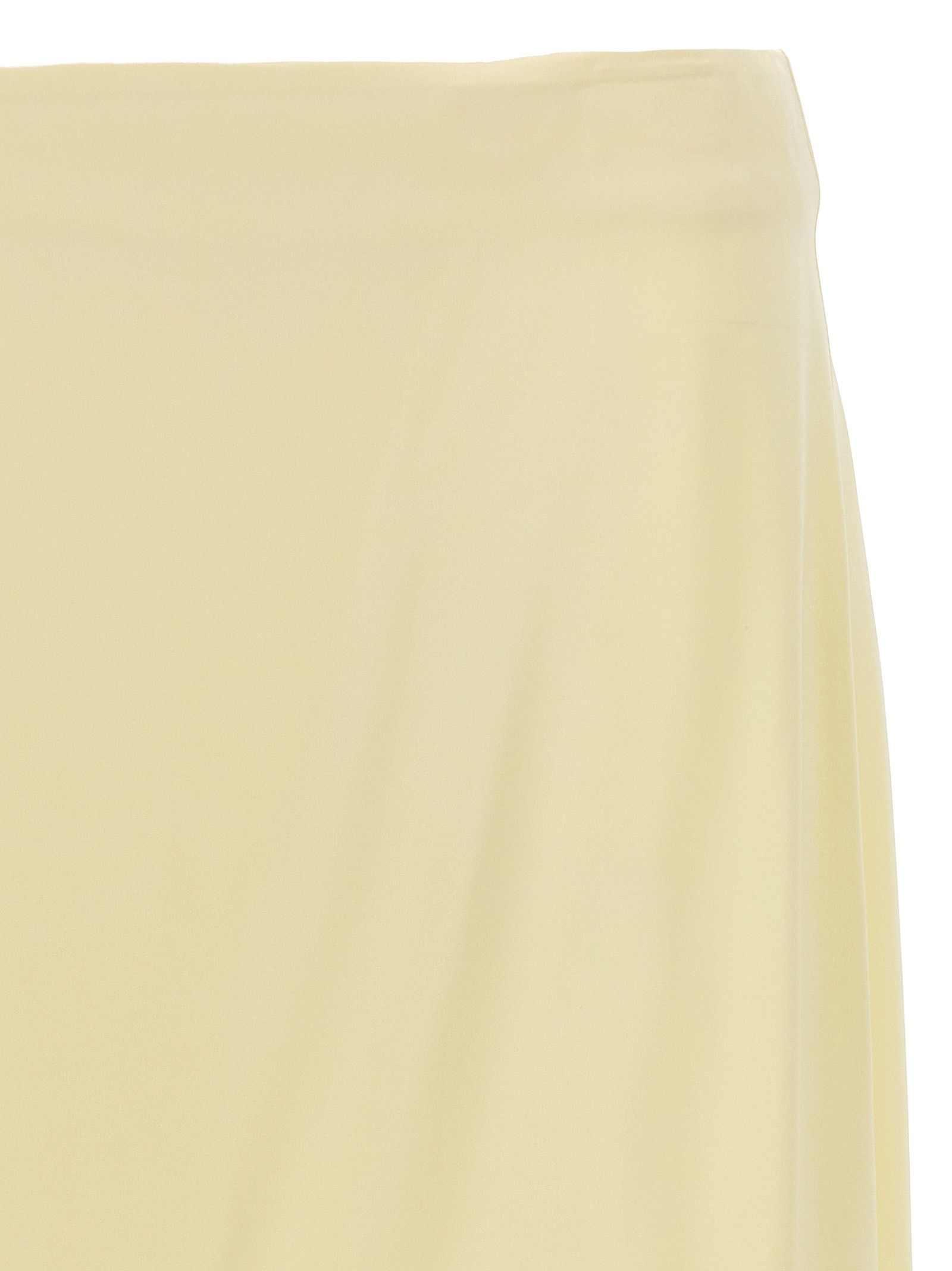 Jil Sander Satin Skirt With Side Slit Size 30" / US 8 / IT 44 - 3 Thumbnail