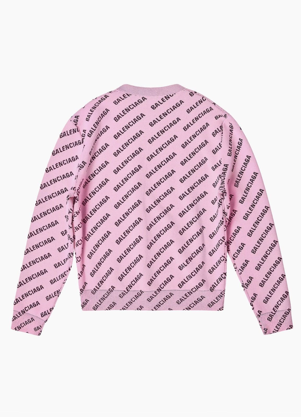 Balenciaga $1.4K VALUE All over Logo Print Sweater Size US XS / EU 42 / 0 - 2 Thumbnail