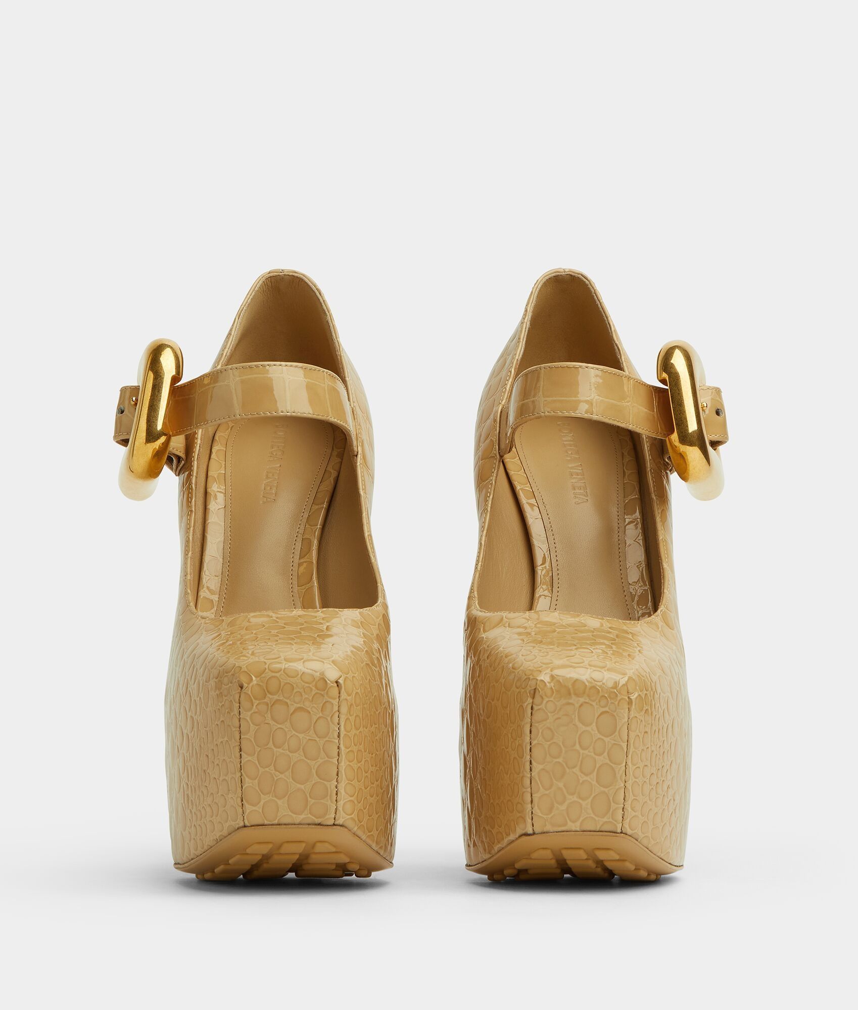 Bottega Veneta Bottega Veneta Mostra Mary-Jane Pump with Buckle in beige Size US 9 / IT 39 - 2 Thumbnail