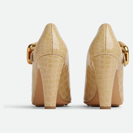Bottega Veneta Bottega Veneta Mostra Mary-Jane Pump in Patent Leather in praline Size US 10 / IT 40 - 3 Thumbnail