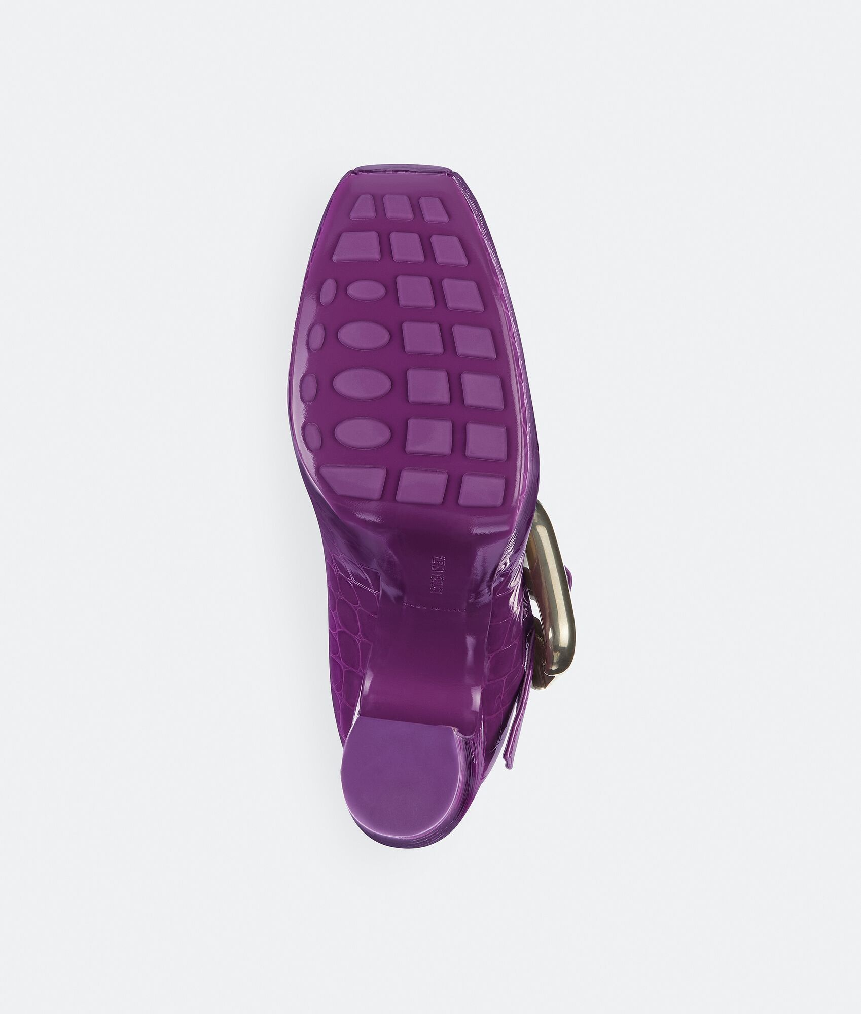 Bottega Veneta Bottega Veneta Mostra Mary-Jane Pump Patent Leather with Buckle in purple Size US 6 / IT 36 - 5 Thumbnail