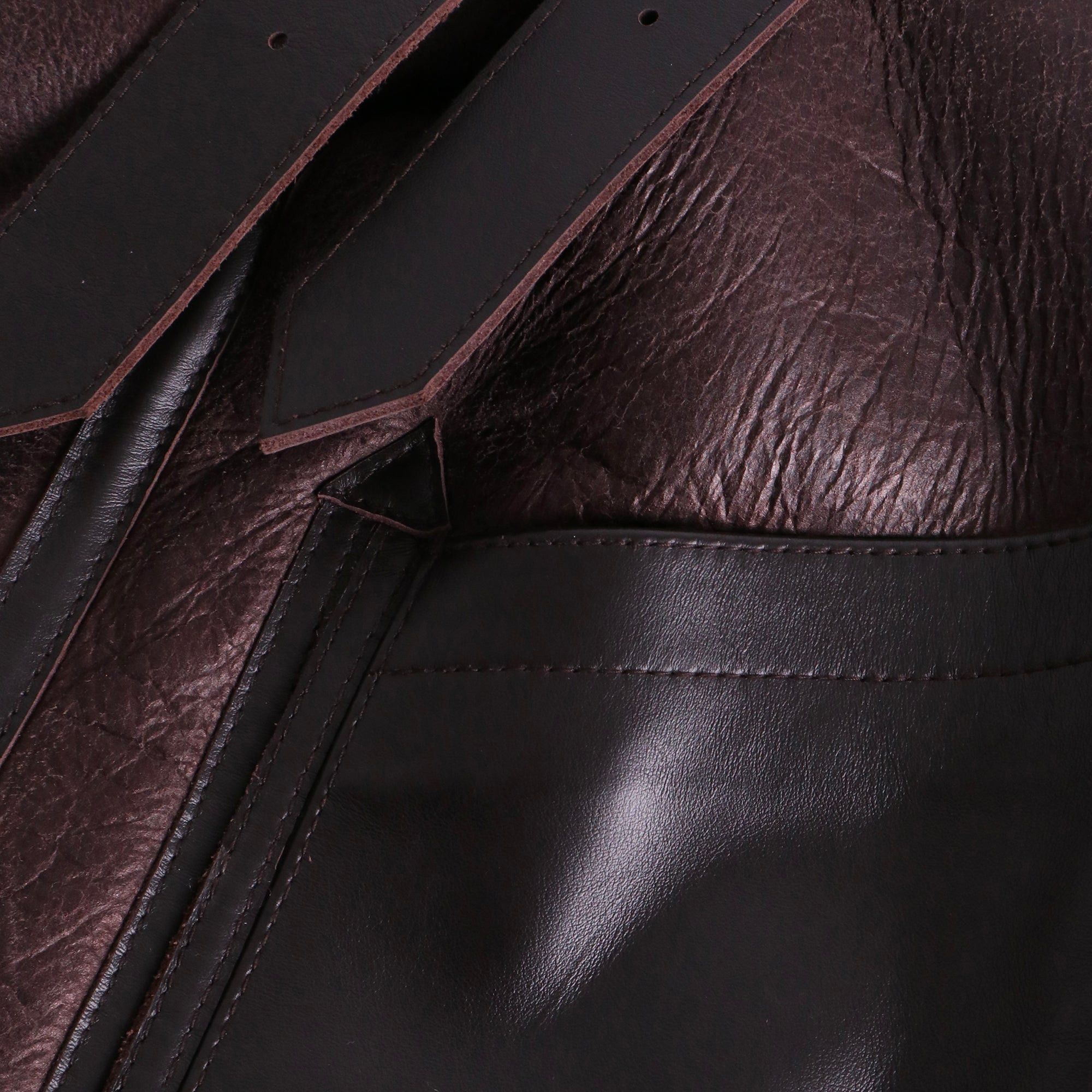 Balenciaga BALENCIAGA - Balenciaga Aviator coat in brown leather and wool (T34) Size XS / US 0-2 / IT 36-38 - 2 Thumbnail