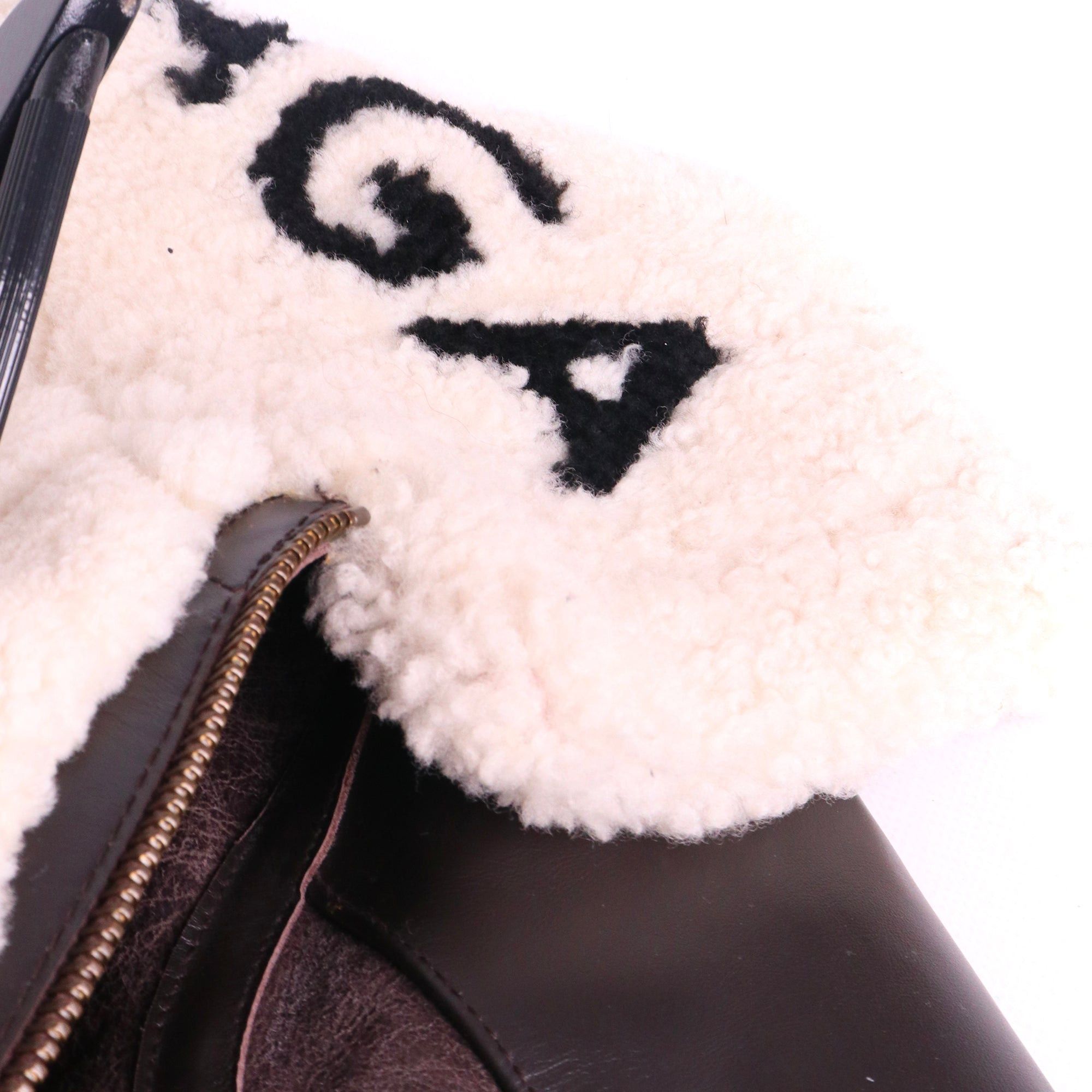Balenciaga BALENCIAGA - Balenciaga Aviator coat in brown leather and wool (T34) Size XS / US 0-2 / IT 36-38 - 3 Thumbnail