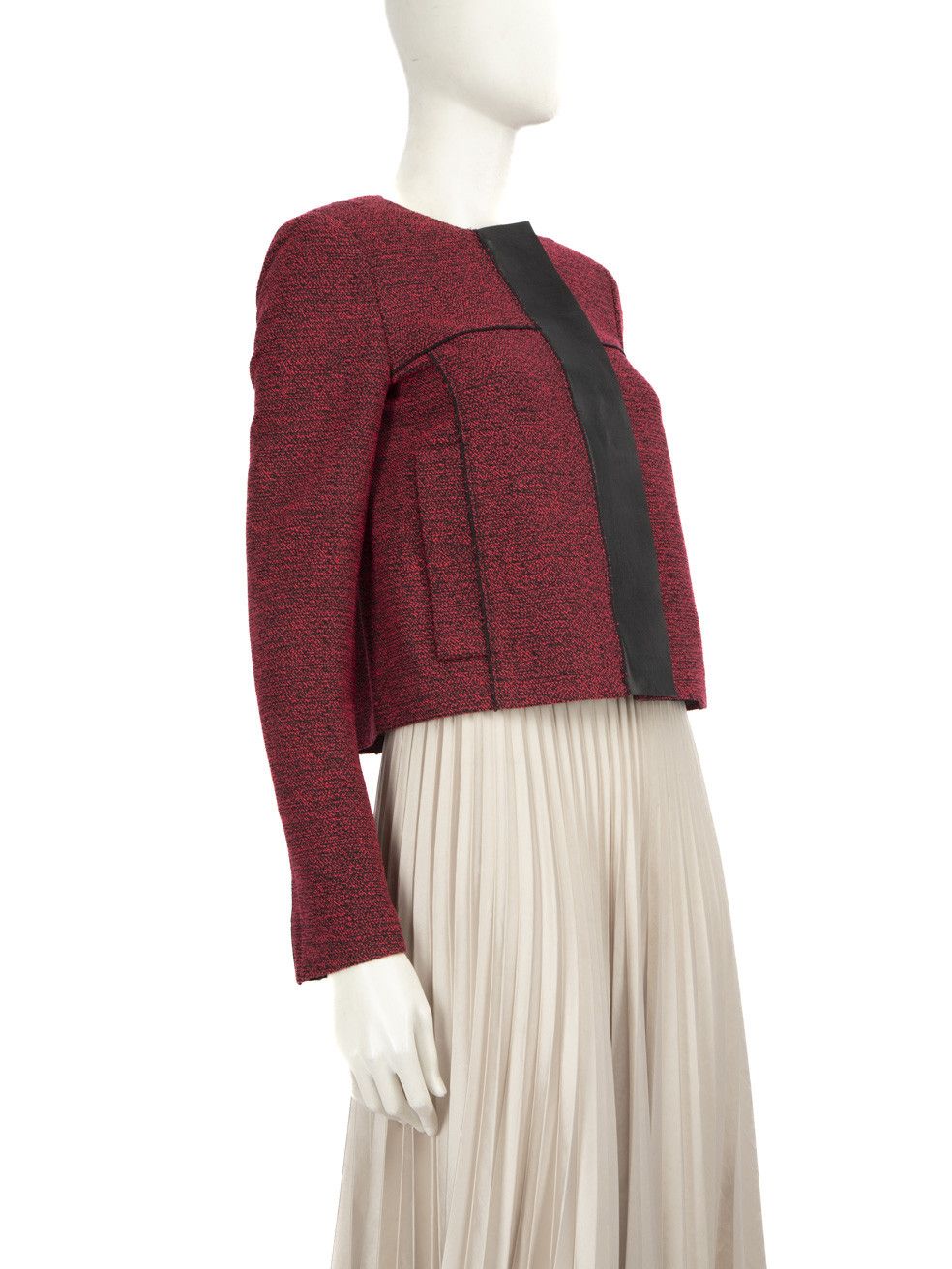 Proenza Schouler Red Zip Up Jacket Size S / US 4 / IT 40 - 2 Thumbnail