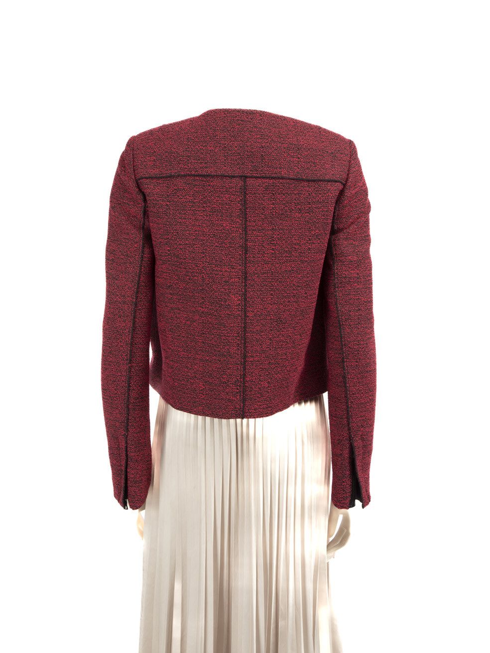 Proenza Schouler Red Zip Up Jacket Size S / US 4 / IT 40 - 3 Thumbnail