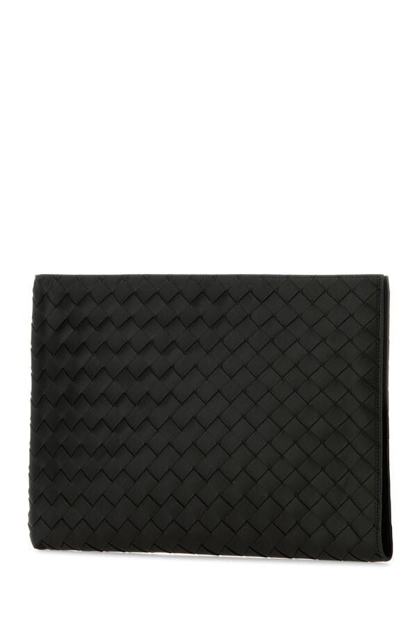 Bottega Veneta Black Leather Intrecciato Clutch Size ONE SIZE - 4 Thumbnail