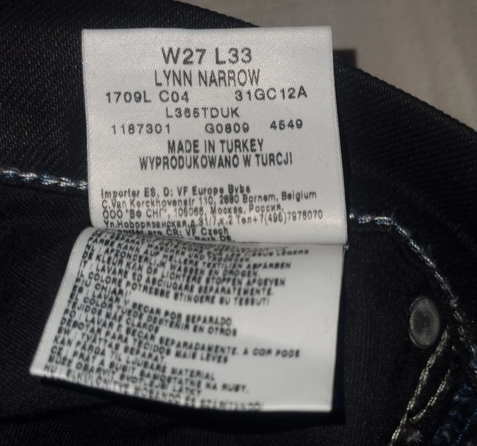 Lee Lee Lee Jeans Size 27" / US 4 / IT 40 - 2 Thumbnail