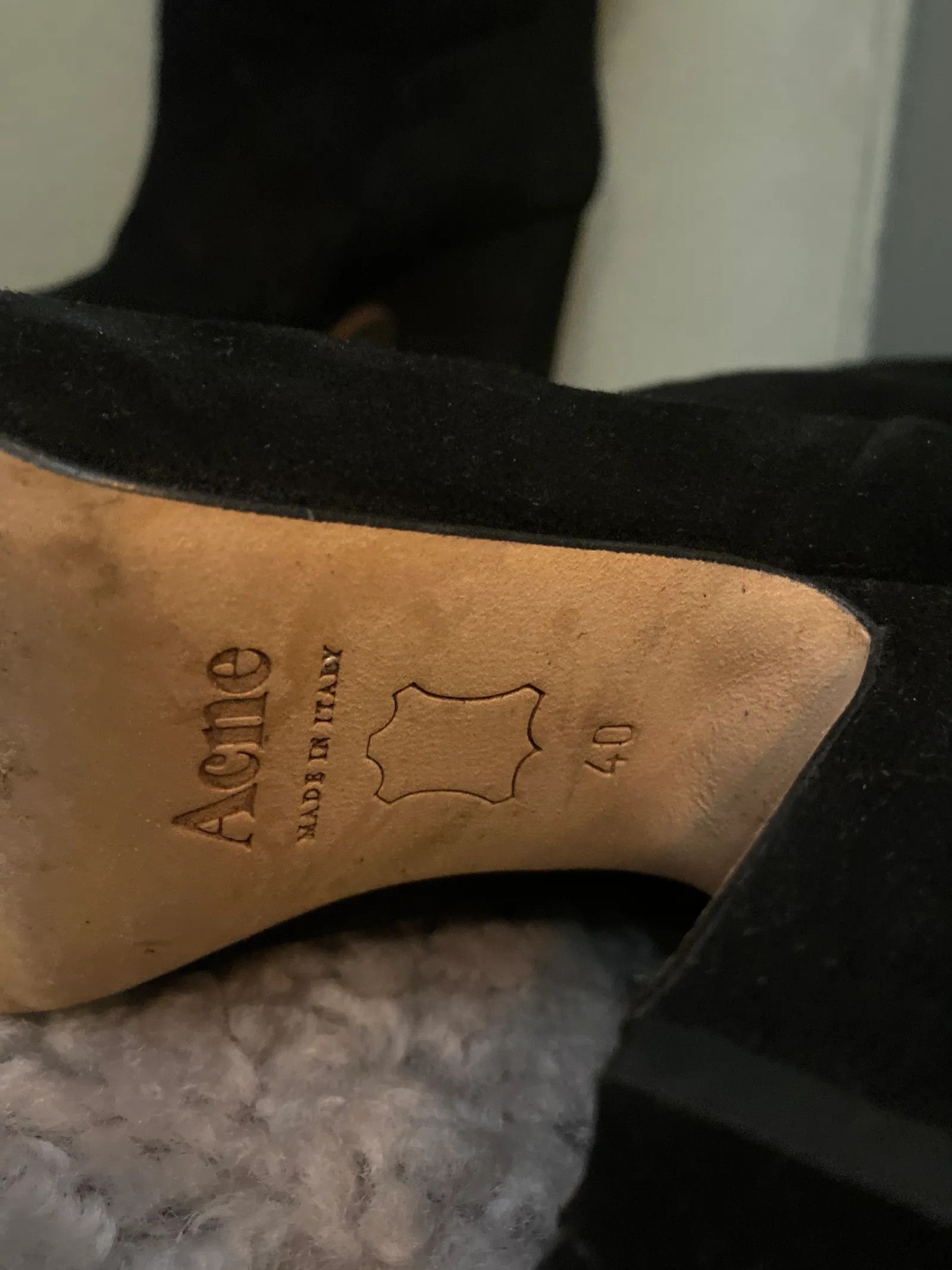 Acne Studios Acne Studios Knähöga stövlar Shoes Size US 10 / IT 40 - 2 Thumbnail