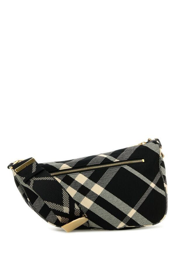 Burberry Embroidered Fabric Medium Shield Crossbody Bag Size ONE SIZE - 5 Thumbnail