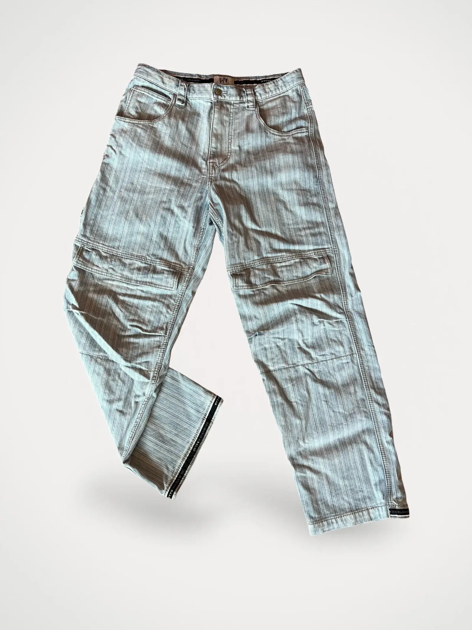 Eytys Eytys Titan Max Stripe Indigo Jeans Size US 32 / EU 48 - 2 Thumbnail