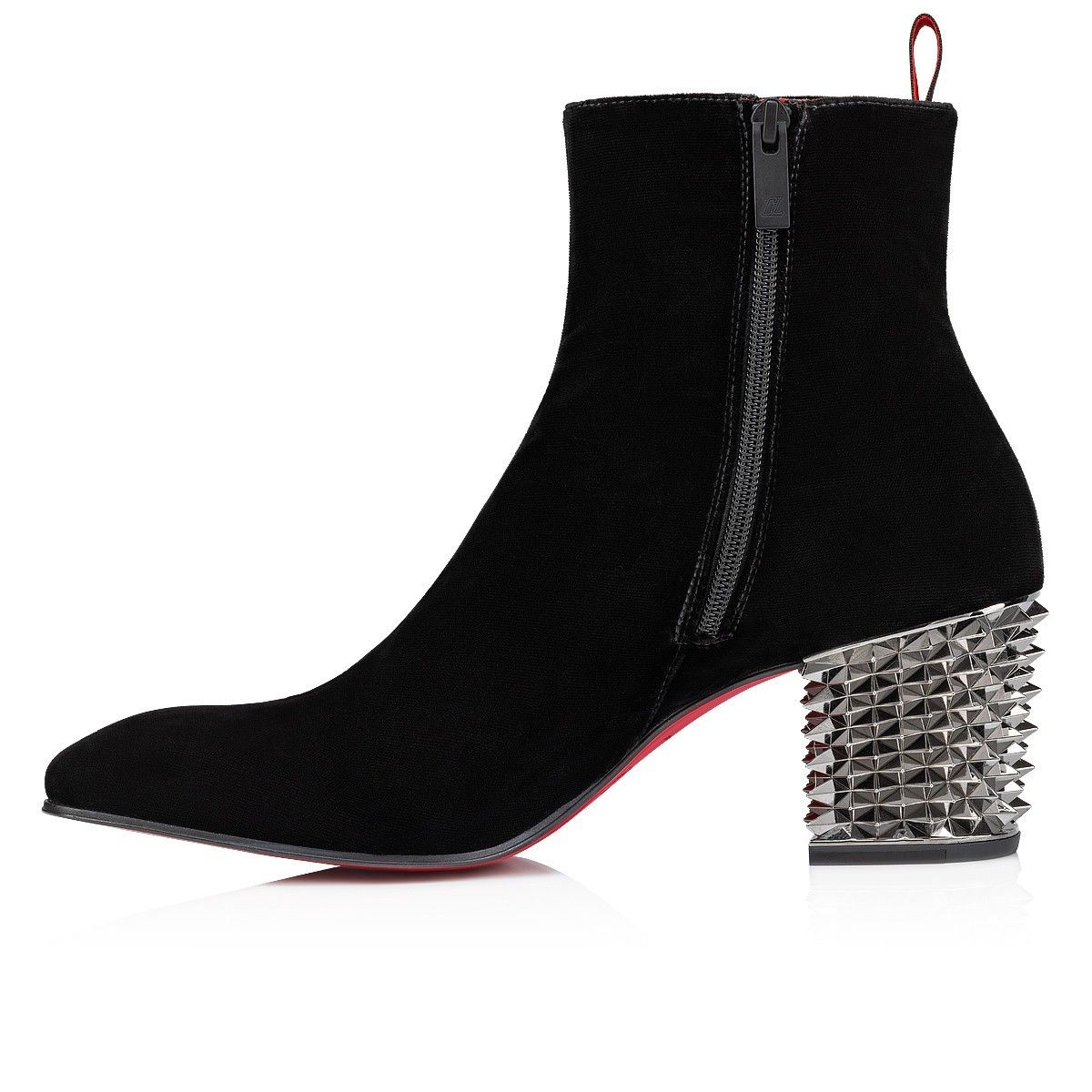 Christian Louboutin Rosarocks 70 Velvet Ankle Boot Size US 7 / EU 40 - 4 Thumbnail