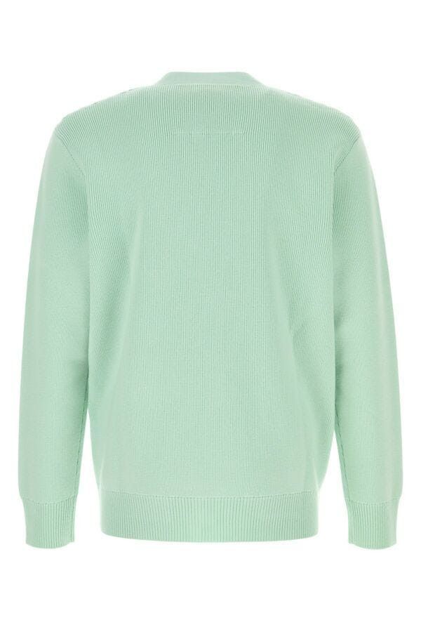 Givenchy Pastel Green Wool Blend Cardigan Size US L / EU 52-54 / 3 - 4 Thumbnail