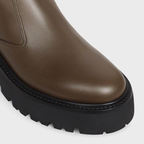 Celine Celine Bulky Boots with back zip and Triomphe in Calfskin Size US 7 / IT 37 - 4 Thumbnail