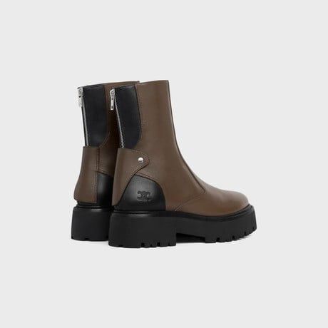 Celine Celine Bulky Boots with back zip and Triomphe in Calfskin Size US 7 / IT 37 - 3 Thumbnail