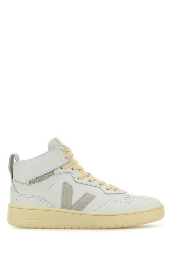 Veja White Leather V-95 Sneakers Size US 7 / IT 37 - 3 Thumbnail
