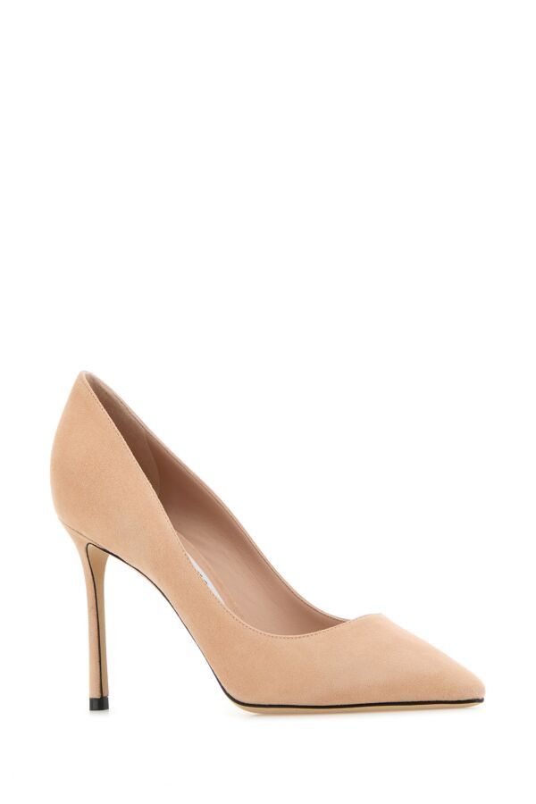 Jimmy Choo Skin Pink Suede Romy 85 Pumps Size US 11 / IT 41 - 4 Thumbnail