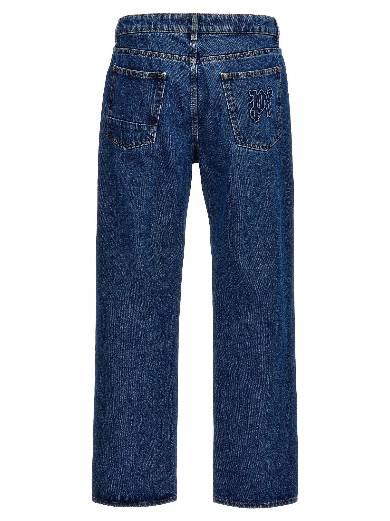 Palm Angels 'Lw Monogram' Jeans Size US 32 / EU 48 - 2 Thumbnail