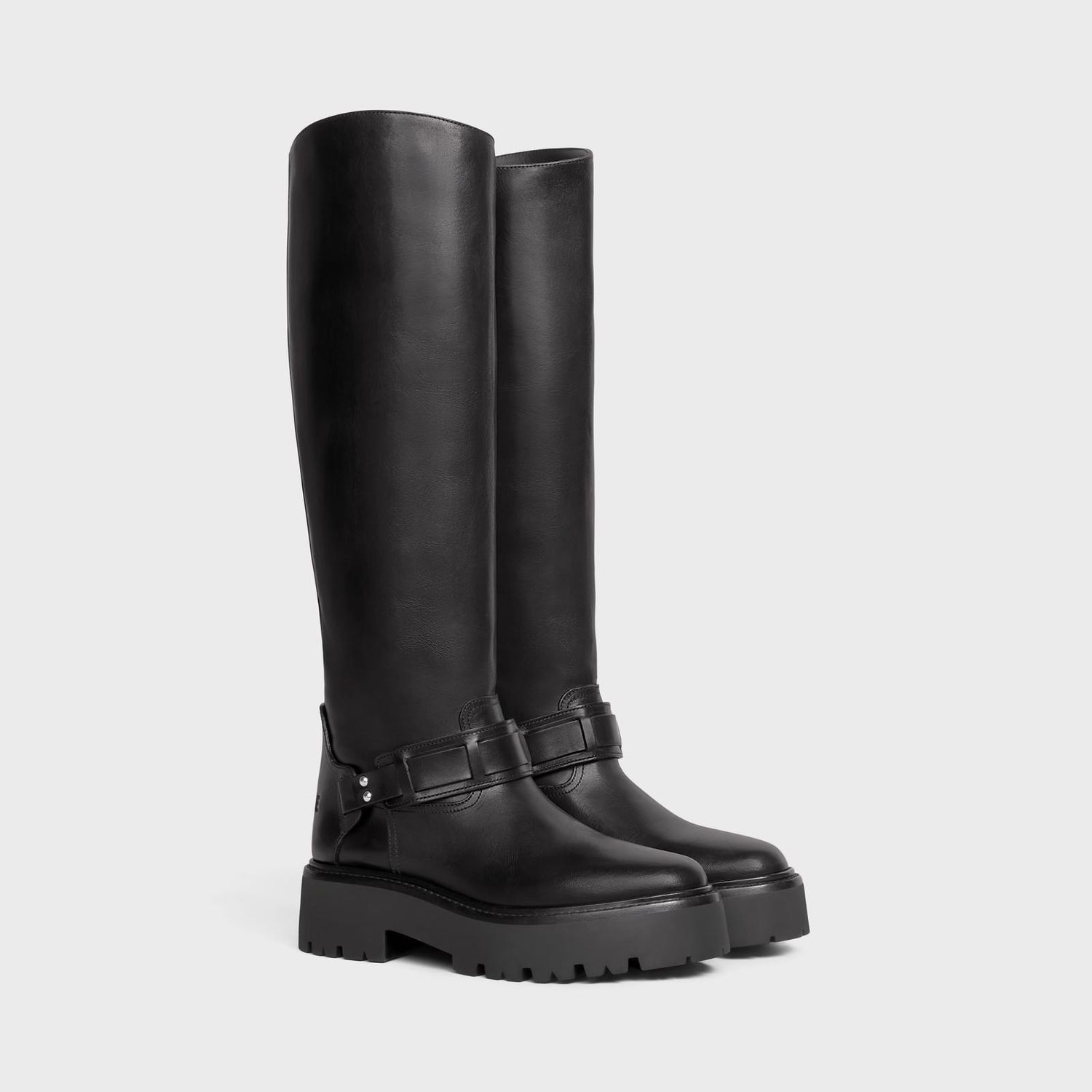 Celine Verneuil Triomphe Harness Ankle Boots Size US 12 / IT 42 - 2 Thumbnail