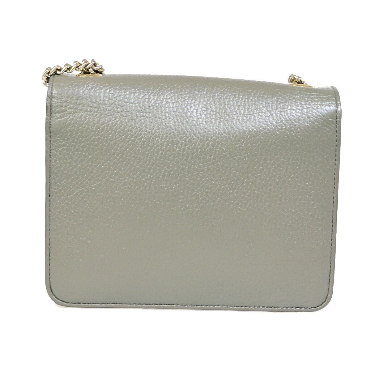 Gucci Interlocking Grey Leather Shoulder Bag (Pre-Owned) Size ONE SIZE - 2 Thumbnail