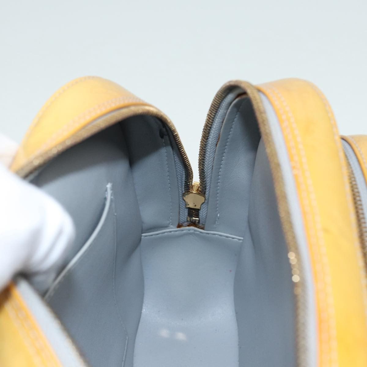 Louis Vuitton Marly Yellow Patent Leather Backpack Bag (Pre-Owned) Size ONE SIZE - 18 Thumbnail