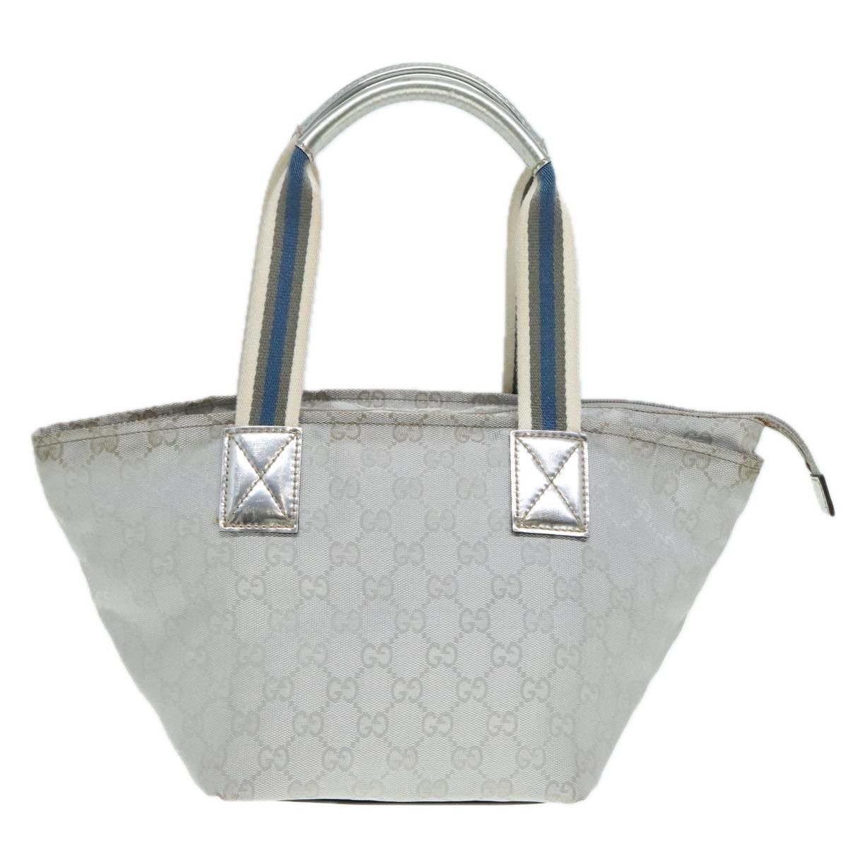 Gucci Sherry Grey Canvas Handbag (Pre-Owned) Size ONE SIZE - 2 Thumbnail