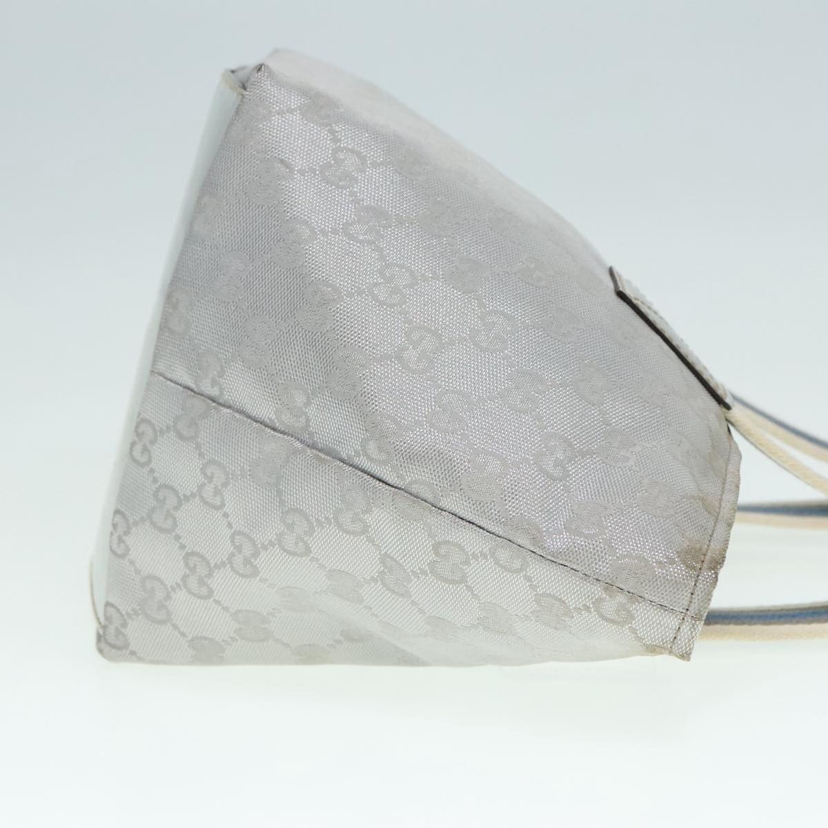 Gucci Sherry Grey Canvas Handbag (Pre-Owned) Size ONE SIZE - 3 Thumbnail