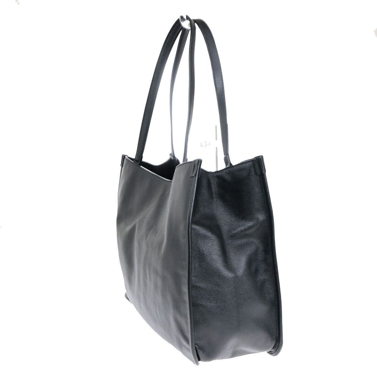 Gucci Horsebit Black Leather Tote Bag (Pre-Owned) Size ONE SIZE - 4 Thumbnail