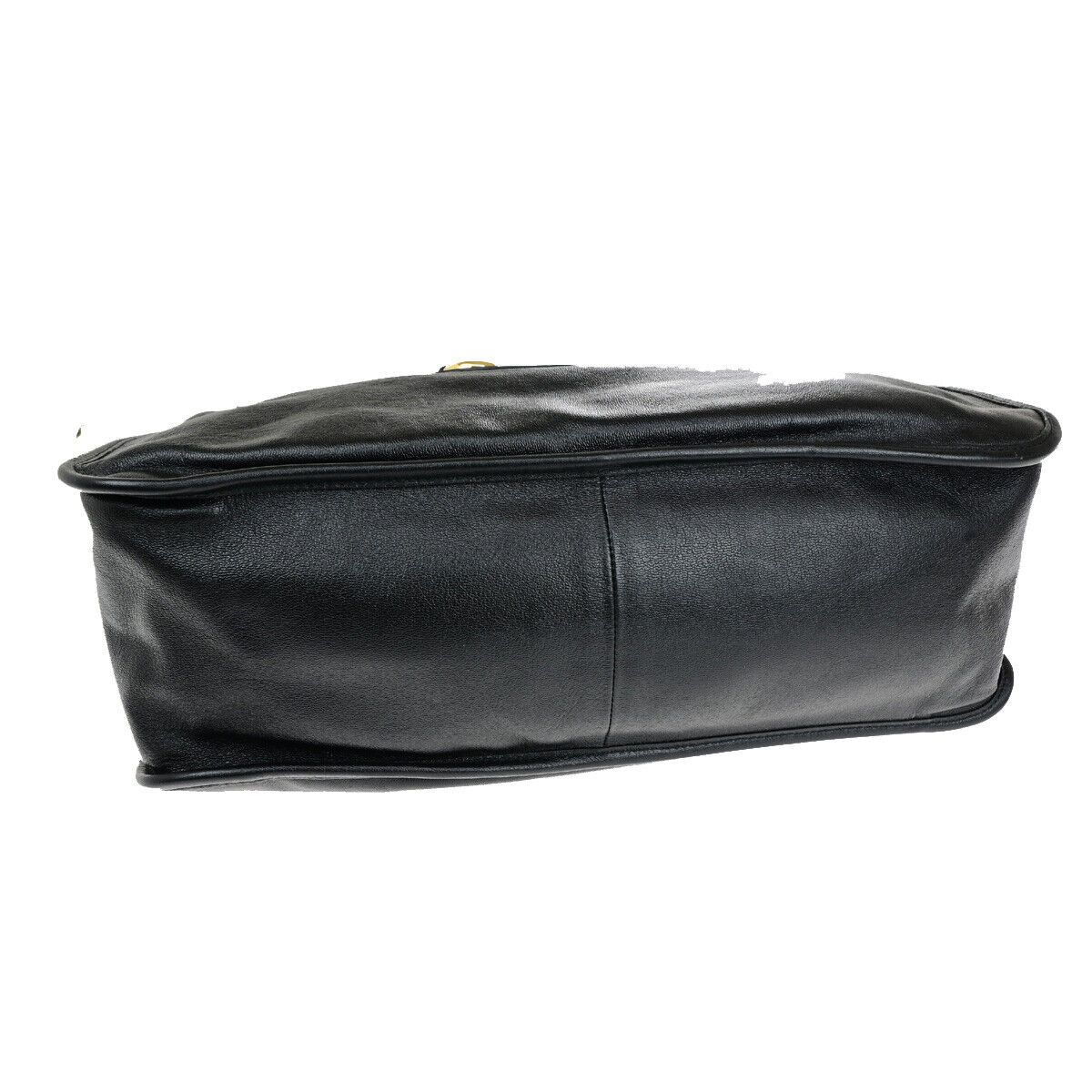 Gucci Horsebit Black Leather Tote Bag (Pre-Owned) Size ONE SIZE - 11 Thumbnail